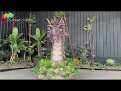 Animatronik Ejderha Tema Parkı Dekorasyonu Gerçekçi Ejderha Modeli