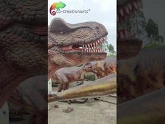 Hayat Boyutu Animatronik Dinozor T-Rex Eğlence Parkı için Gerçekçi Dinozor Modeli