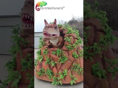 Jurassic Eğlence Parkı İçin Animatronic Üretici Yaşam Boyu Animatronik Dinozorlar Carnotaurus