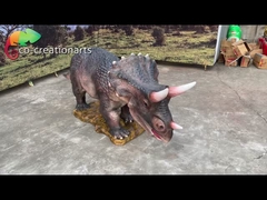 Eğlence Parkı İçin Suya Dayanıklı Animatronic Triceratops Yaşam Boyu Animatronic Dinozor