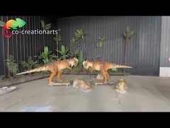 Hayat Boyutu Animatronik Dinozor Simülasyonlu Pachycephalosaur Jurassic Teması Attraksiyonu için Savaş