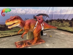 Çocuklar Animatronik Yürüyen Dinozor Sürüşleri Elektrikli Sürüşler T Rex