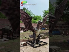 Su Yalıtımı Giant Animatronic Dragons Life Like Dragon 110/220V