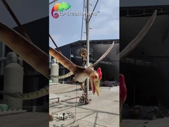 Su geçirmez Jurassic Animatronic Pterosaur Eğlence Parkı Dinozorlar 1,2 metre