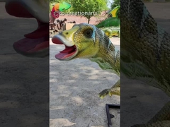 Baş Döndürme Yaşam Boyu Animatronik Dinozorlar Simülasyon Hadrosauridae