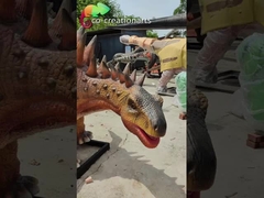 Oyun Alanı İçin 6M Yaşam Boyu Animatronik Dinozorlar Huayangosaurus Modeli