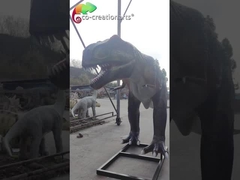 Güneşe Dayanıklı Fiberglas Animatronic T Rex Tema Parkı Dinozorları Özelleştirilmiş