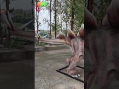 Su Geçirmez Çoğaltma Fiberglas Animatronic Animatronic Stegosaurus Heykeli