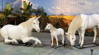 Tema Parkları ve Etkinlikler için Gerçek Boyutta Animatronik Tek Boynuzlu At