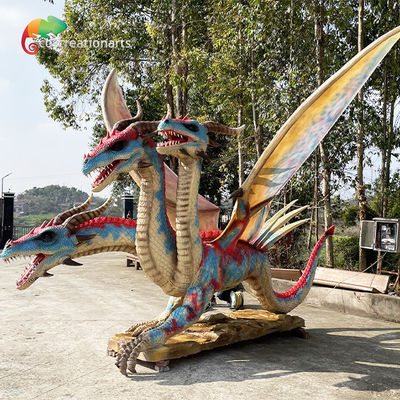 satın al Tema Parkı Dekorasyonu İçin Yapay Animatronik Ejderhalar online manufacture