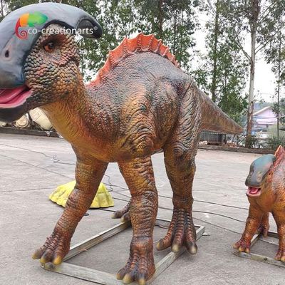 satın al Tema Parkı Yaşam Boyu Animatronic Dinozor Parasaurolophus Eğlence Parkı İçin Gerçekçi Dinozor Modeli online manufacture