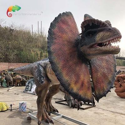Dilophosaurus Animatronik Fabrika Yaşam Boyu Eğlence Parkı Animatonic Dinozor Dilophosaurus