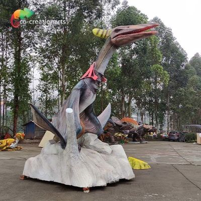 satın al Tema Parkı Ekipmanları Gerçekçi Yaşam Boyu Dinozor Modeli Animatronik Dinozor Pterosauria Modeli online manufacture
