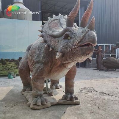 satın al Eğlence Parkı İçin Gerçekçi Yaşam Boyu Animatronic Dinozor Trceratops Jurassic online manufacture