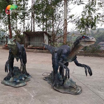 İyi bir fiyat. Gerçekçi Animatronik Dinozorlar Animatronik Velociraptor Jurassic Dünya Sergisi çevrimiçi