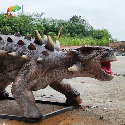 Tema Parkı Gerçekçi Animatronik Dinozor Yaşam Boyu Animatronik Ankylosaurus