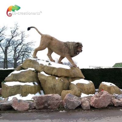 satın al Hayvanat Bahçesi Parkı 110V 220V için Yapay Hayvanlar Safari Gerçekçi Animatronik Aslan online manufacture