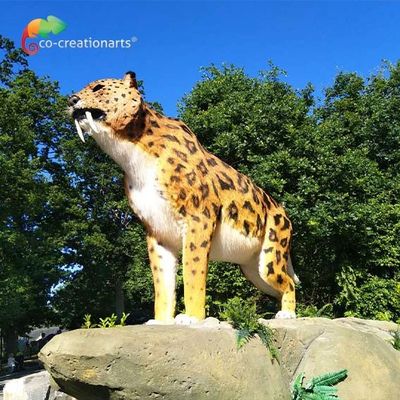 satın al Safari Parkı İçin Güneş Korumalı Gerçekçi Hayvan Animatronics Sabre Wulf online manufacture