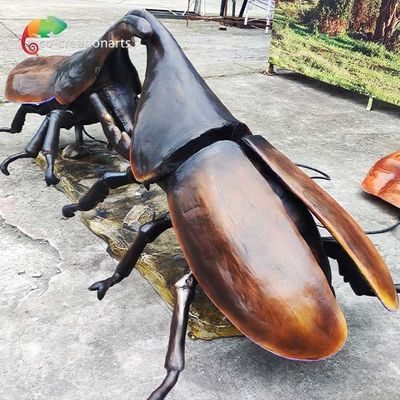 satın al ISO Gerçekçi Animatronic Böcekler Hayvanlar Özelleştirilmiş Tripoxylus Dichotomus online manufacture