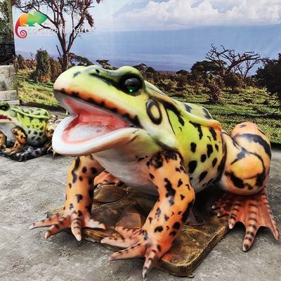 satın al Peyzaj Dekorasyonu Gerçekçi Animatronik Hayvanlar Yaşam Boyu Kurbağa Suya Dayanıklı online manufacture