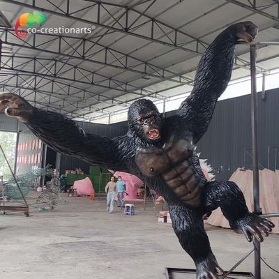 satın al Tema Parkı Uzaktan Kumandası İçin Özelleştirilebilir Hareketli Animatronic Gorilla online manufacture