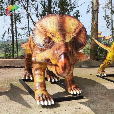 satın al Reçine Protoceratops Büyük Fiberglas Hayvan Heykelleri Dinozor Pürüzsüz Yüzey online manufacture