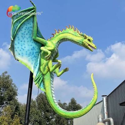 Özelleştirilebilir Animatronic Dragons Tema Parkı Animatronics Anting Yaşlanma