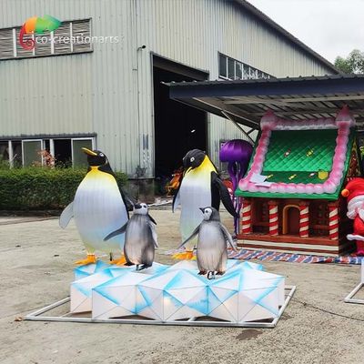 Akvaryum Parkı Çin Festivali Fenerler Penguen Fener Hava Direnci