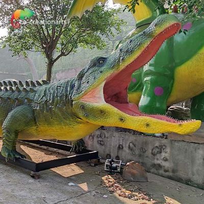 satın al Hayvanat Bahçesi Sergisi Gerçekçi Animatronik Hayvanlar Yaşam Boyu Timsah Suya Dayanıklı online manufacture