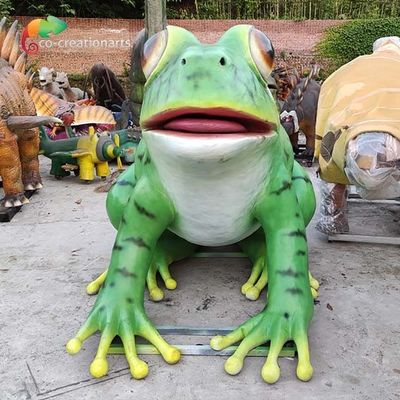 satın al Eğlence Sergisi İçin Gerçekçi Özelleştirilmiş Dev Animatronik Kurbağa Hayvanlar online manufacture