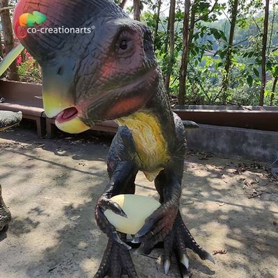 3M Simülasyonu Oviraptor Canlı Sesli Gerçek Hayat Boyu Animatronik Dinozorlar