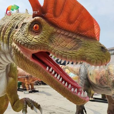 satın al Hava Koşullarına Dayanıklı Yaşam Boyu Animatronic Dinozorlar Animatronic Dilophosaurus 5 metre online manufacture