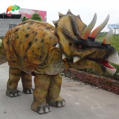 İki Yetişkin Triceratops Dinozor Kostümü