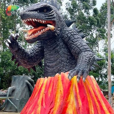 satın al Eğlence Parkı'nda Açık Özel Animatronics Godzilla Canavar Volkanı online manufacture