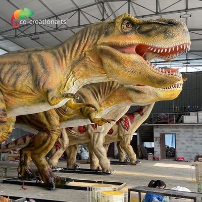 12 m Tema Parkı Jurassic Park T Rex Animatronic Jetonlu Gerçekçi