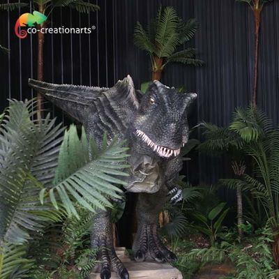 Eğlence Parkı İçin Parça Bodrumlu ZTE Animatronic Dinozor Kuklası