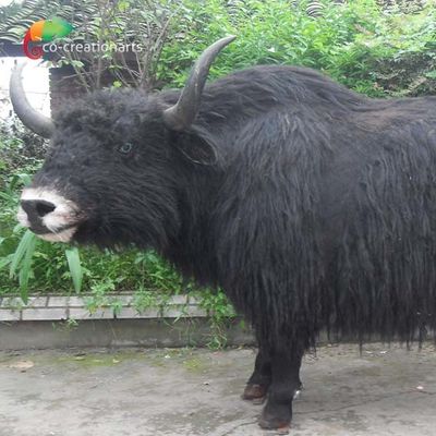 Sergi için Özelleştirilmiş Gerçekçi Animatronics Robotik Hayvan Vahşi Yak Kopyaları