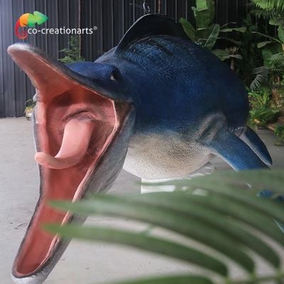 satın al Açık Sergi için El Yapımı Mosasaur Fiberglas Heykeller online manufacture