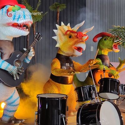 Eğlence Parkı İçin Özel Animatronic Dinozor Bandı