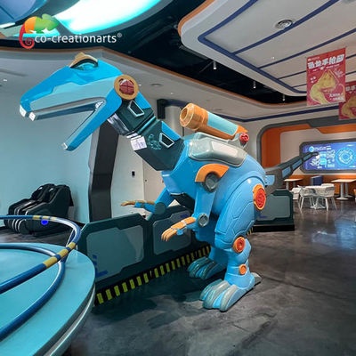 satın al Tematik park dekorasyonu için özel robot cam lif dinozor modeli online manufacture
