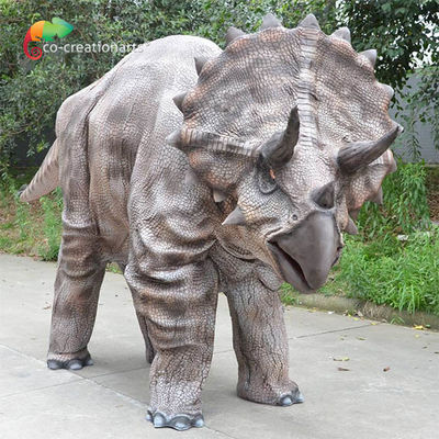 5m Triceratops Cadılar Bayramı Kostümü İletişimsel Tarih öncesi yaratık İki yetişkin için cosplay