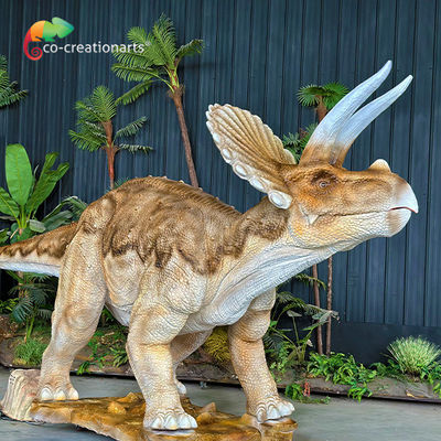 satın al Gerçekçi İndüksiyon Kontrolü Animatronik Dinozorlar Animatronik Triceratops Saldırma için online manufacture