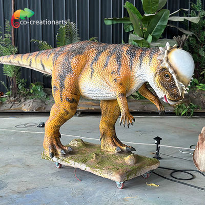 satın al Hayat Boyutu Animatronik Dinozor Simülasyonlu Pachycephalosaur Jurassic Teması Attraksiyonu için Savaş online manufacture