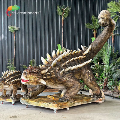 satın al Hayat Boyutu Animatronik Ankylosaurus Simülasyon Jurassic Çekicilik İçin Dinozorlar online manufacture