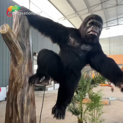 Özel Gerçekçi Animatronik Hayvanlar Dekorasyon için Animatronik Gorilla