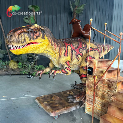 Hayat Boyutu Animatronik T-Rex Kurtarma Makinesi Çocuklar İçin Dinosaur Oyun Alanı Ekipmanı