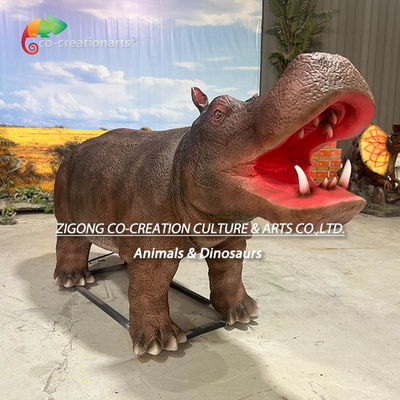 satın al Hayvanat Bahçesi Dekorasyonu İçin Gerçekçi Animatronik Hayvanlar Simülasyonu Hippo online manufacture