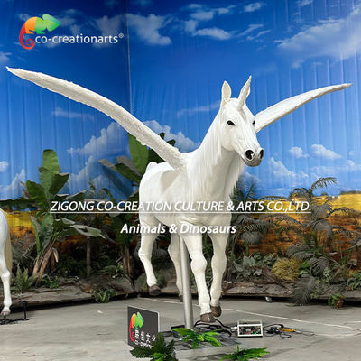 satın al Animatronik Hayvanlar Simülasyon Uçan Tek boynuzlu Anima Parkı Dekorasyonu online manufacture