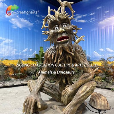 Dev animatronik konuşan ağaç adam insan konuşan ağaç tema parkı dekorasyonu için