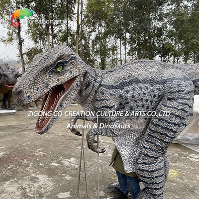 Giyilebilir Velociraptor Animatronik Dinozor Kostümü: Etkileşimli Sergiler İçin Canlı Performans Attraksiyonu